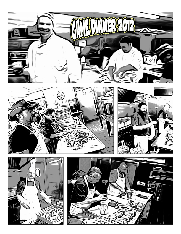 Game Dinner 2012 Comic