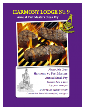Past Masters Steak Fry 2013 image