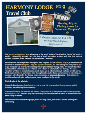 Travel Club Flyer - Lafayette Lodge :David Brody image