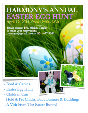 Easter Egg Hunt Flyer 2014 image