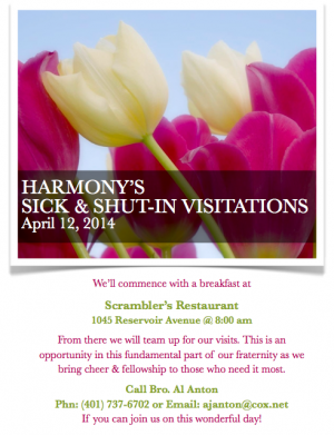 Spring Sick & Shut-In Visitations Flyer 2014 image