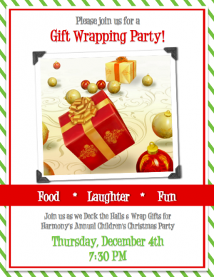 Wrap Party Flyer 2014 image
