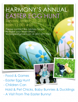 Easter Egg Hunt Flyer 2015 image