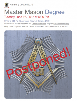MM Degree Flyer Postponed image