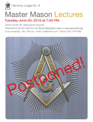 MM Lectures Flyer Postponed image