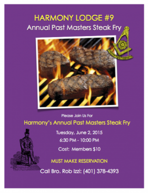 Past Masters Steak Fry 2015 image