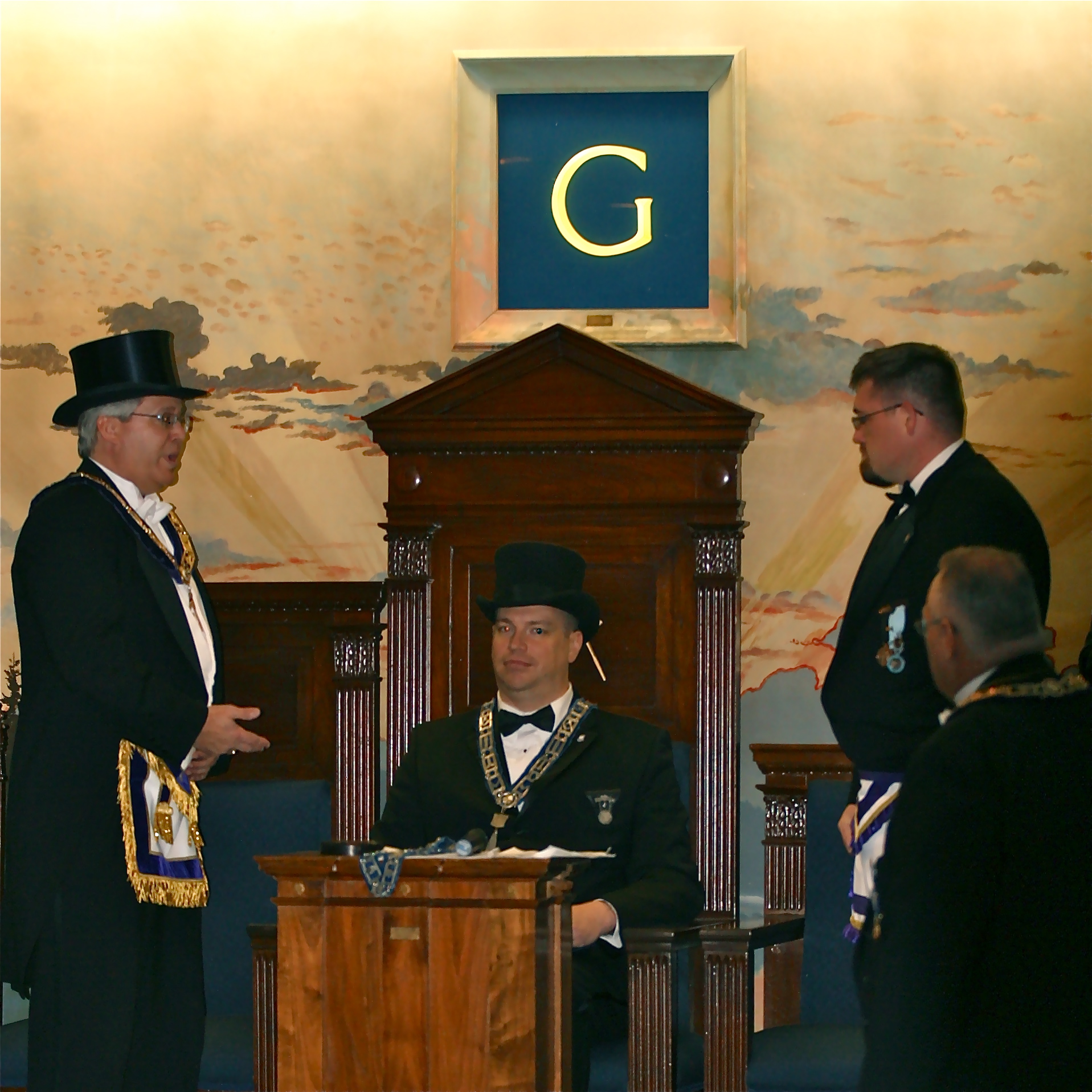 Congratulations to our new Worshipful Master & Officers for 2011-2012